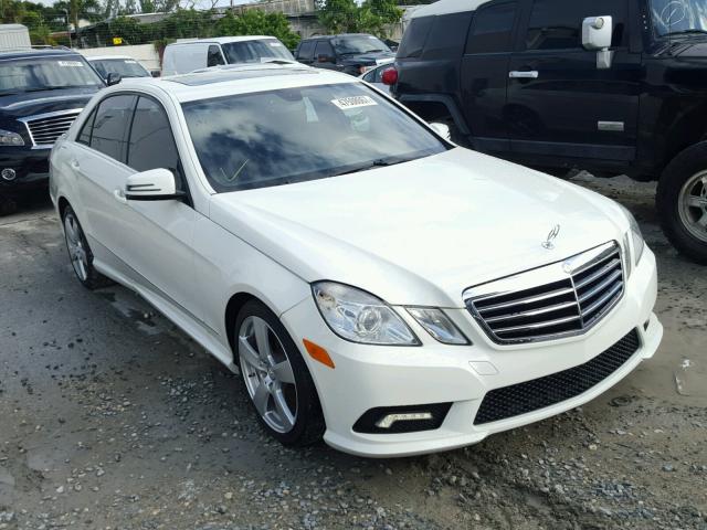 WDDHF5GB7BA279746 - 2011 MERCEDES-BENZ E 350 WHITE photo 1