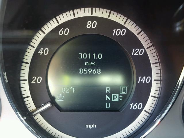 WDDHF5GB7BA279746 - 2011 MERCEDES-BENZ E 350 WHITE photo 8