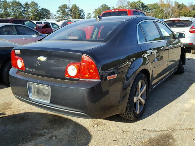 1G1ZC5E04CF182879 - 2012 CHEVROLET MALIBU 1LT BLACK photo 4