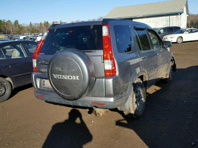 SHSRD78916U419498 - 2006 HONDA CR-V SE GRAY photo 4