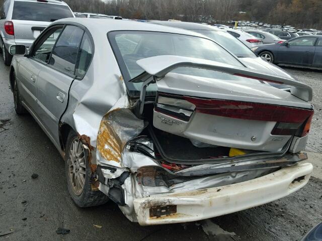 4S3BE635437210939 - 2003 SUBARU LEGACY L SILVER photo 3