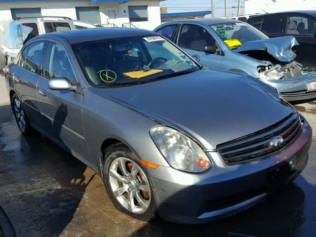 JNKCV51E26M519993 - 2006 INFINITI G35 SILVER photo 1