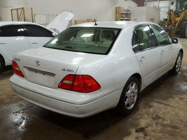 JTHBN30F130111238 - 2003 LEXUS LS 430 CREAM photo 4