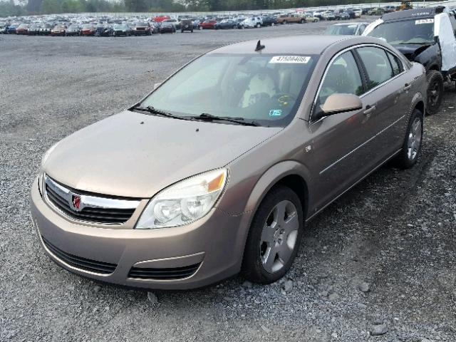 1G8ZS57B08F278633 - 2008 SATURN AURA XE TAN photo 2