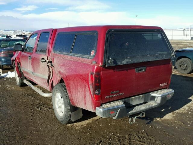 1GTDT136268196497 - 2006 GMC CANYON RED photo 3