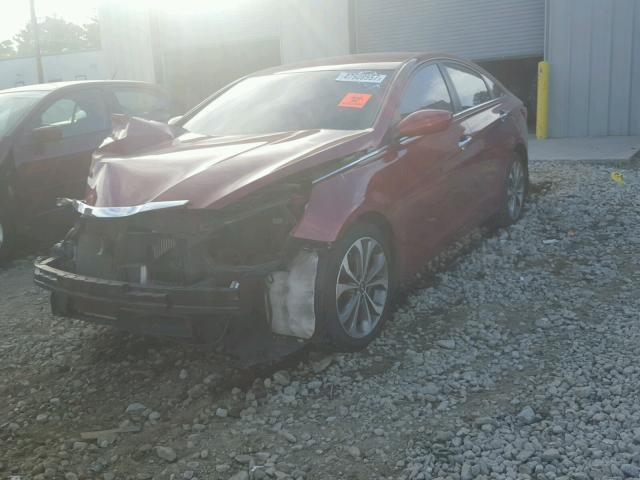 5NPEC4AB9DH770310 - 2013 HYUNDAI SONATA SE RED photo 2