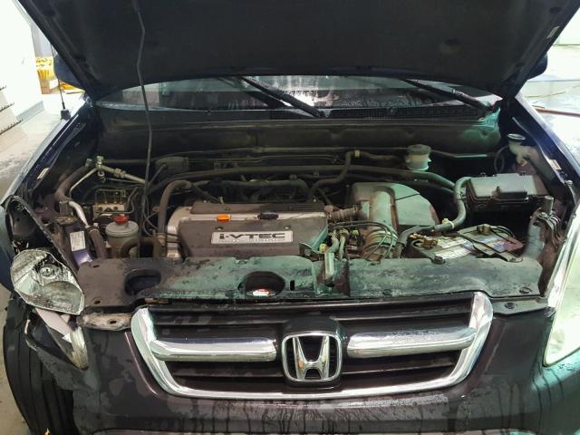 JHLRD78822C067671 - 2002 HONDA CR-V EX ლურჯი ფოტო 7