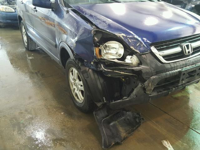 JHLRD78822C067671 - 2002 HONDA CR-V EX ლურჯი ფოტო 9