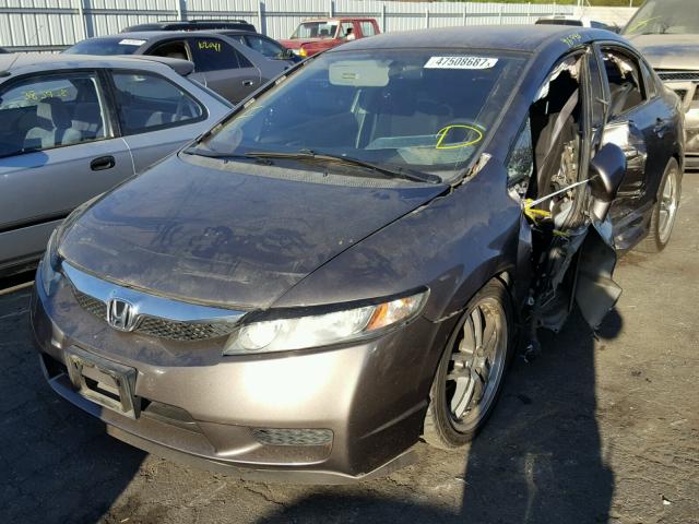 19XFA1F60AE064184 - 2010 HONDA CIVIC GRAY photo 2