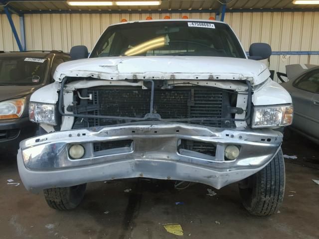 1B7MF3367XJ513381 - 1999 DODGE RAM 3500 WHITE photo 9