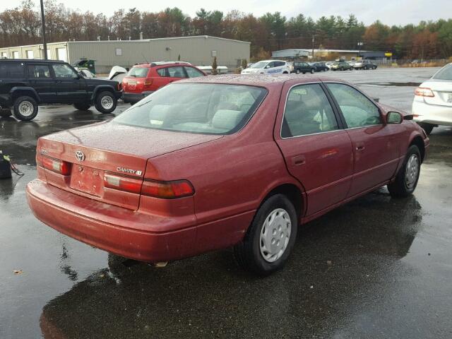 4T1BG22K2V4094764 - 1997 TOYOTA CAMRY CE RED photo 4