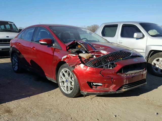 1FADP3F28FL244600 - 2015 FORD FOCUS SE RED photo 1