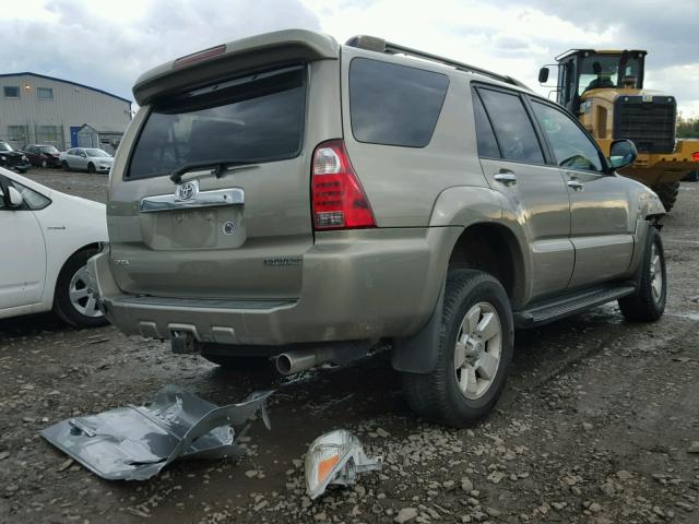 JTEBU14R760104338 - 2006 TOYOTA 4RUNNER SR TAN photo 4