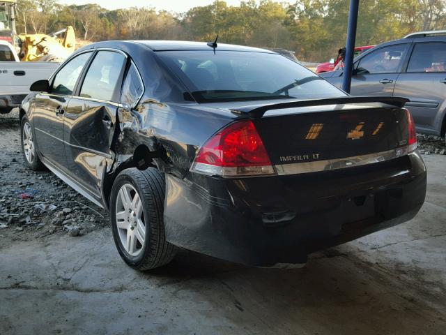 2G1WB5EK8A1267137 - 2010 CHEVROLET IMPALA LT BLACK photo 3