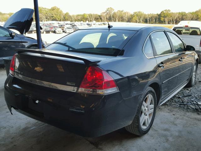 2G1WB5EK8A1267137 - 2010 CHEVROLET IMPALA LT BLACK photo 4