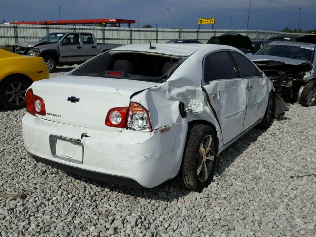 1G1ZC5E1XBF106557 - 2011 CHEVROLET MALIBU 1LT WHITE photo 4