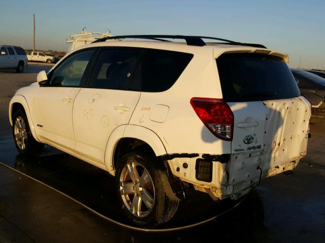 JTMBD32V365005860 - 2006 TOYOTA RAV4 SPORT WHITE photo 3