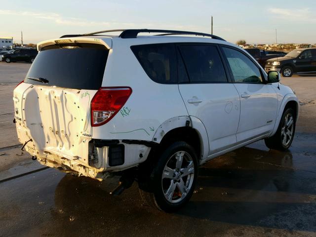 JTMBD32V365005860 - 2006 TOYOTA RAV4 SPORT WHITE photo 4