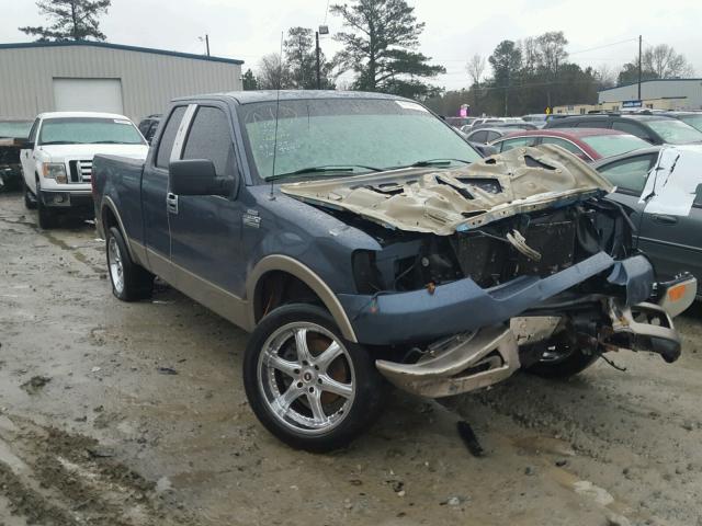 1FTPX125X4NB23337 - 2004 FORD F150 BLUE photo 1