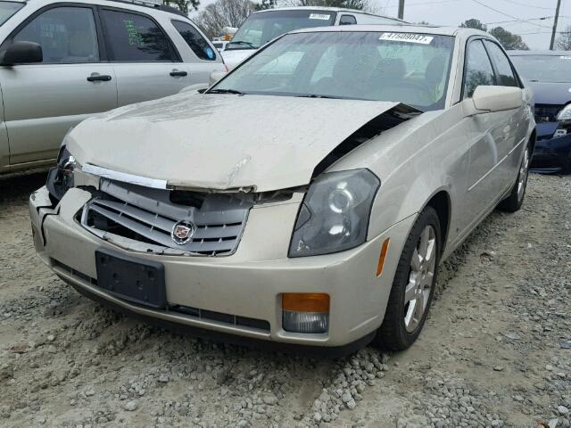 1G6DP577570103053 - 2007 CADILLAC CTS HI FEA GOLD photo 2