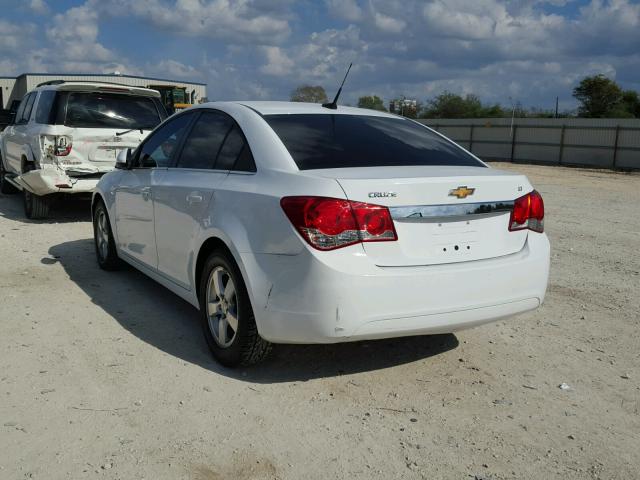 1G1PC5SB3D7201589 - 2013 CHEVROLET CRUZE LT WHITE photo 3