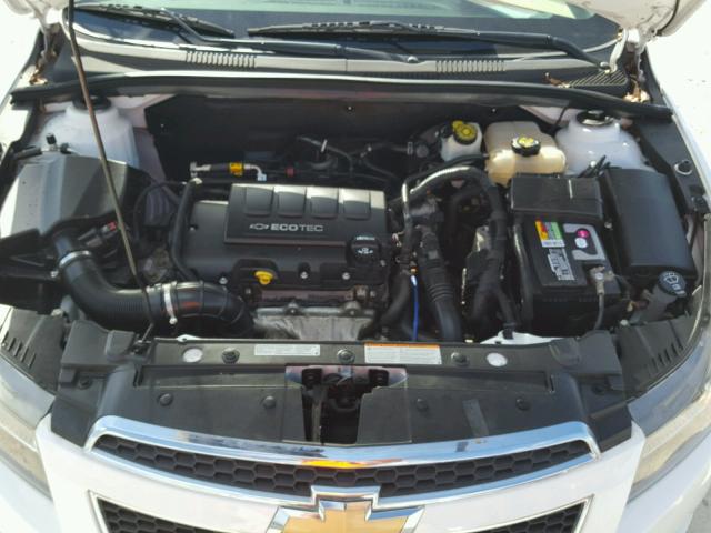 1G1PC5SB3D7201589 - 2013 CHEVROLET CRUZE LT WHITE photo 7