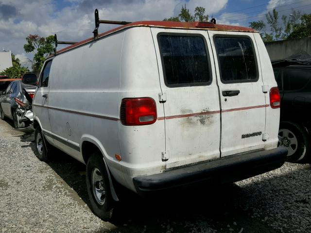 2B7HB11X0XK529696 - 1999 DODGE RAM VAN B1 WHITE photo 3