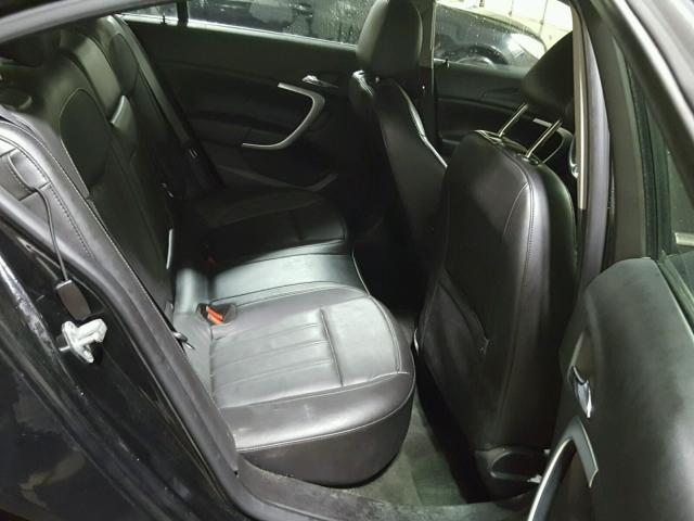 2G4GR5EK9C9148648 - 2012 BUICK REGAL BLACK photo 6