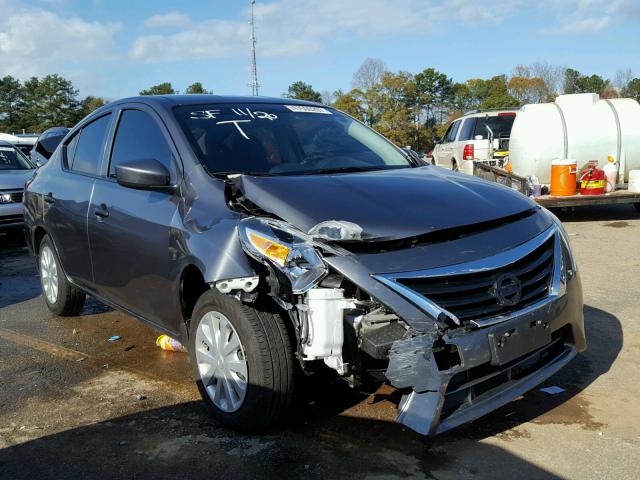 3N1CN7AP2GL836217 - 2016 NISSAN VERSA S GRAY photo 1