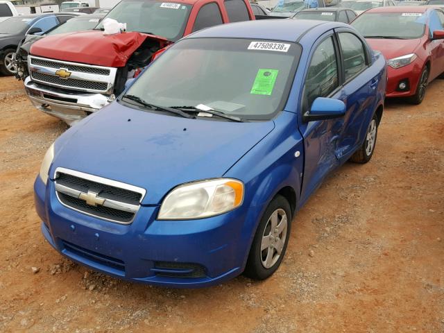 KL1TD566X7B113888 - 2007 CHEVROLET AVEO BASE Көк фото 2