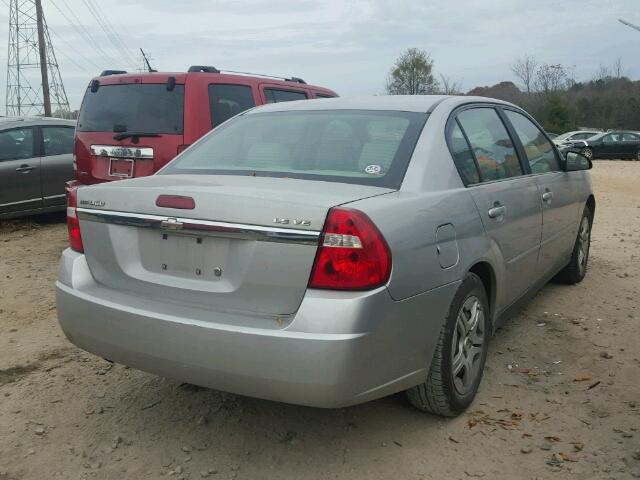 1G1ZS58N47F290449 - 2007 CHEVROLET MALIBU LS ვერცხლისფერი ფოტო 4