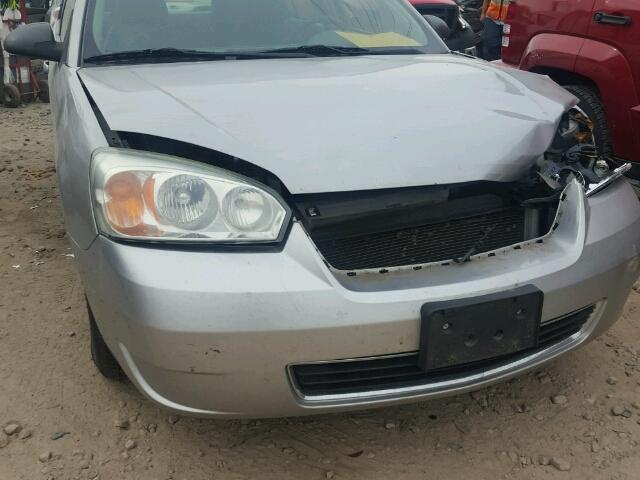 1G1ZS58N47F290449 - 2007 CHEVROLET MALIBU LS ვერცხლისფერი ფოტო 9