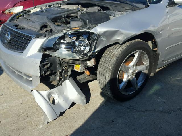 1N4BL11E16N309588 - 2006 NISSAN ALTIMA SE SILVER photo 9