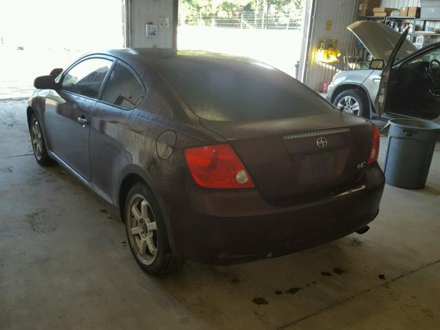 JTKDE177050030448 - 2005 TOYOTA SCION TC 勃艮第红 照片 3