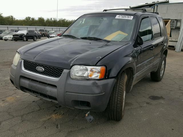 1FMCU03114DA13792 - 2004 FORD ESCAPE XLT BLACK photo 2