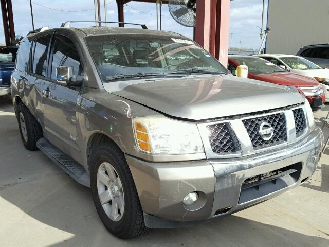 5N1AA08AX6N711503 - 2006 NISSAN ARMADA SE GRAY photo 1