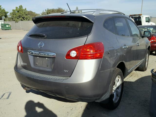 JN8AS5MT1BW565300 - 2011 NISSAN ROGUE S BROWN photo 4