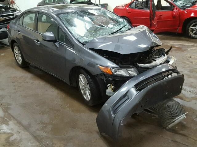 2HGFB2F94CH508723 - 2012 HONDA CIVIC EXL GRAY photo 1