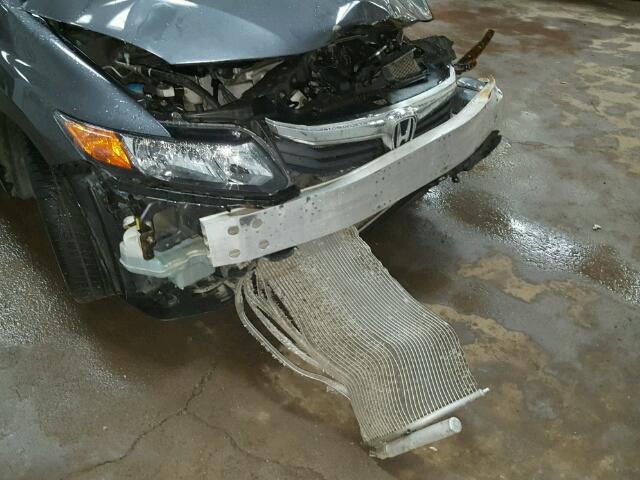 2HGFB2F94CH508723 - 2012 HONDA CIVIC EXL Szary zdjęcie 10