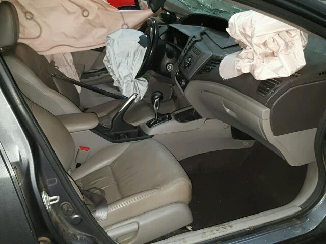 2HGFB2F94CH508723 - 2012 HONDA CIVIC EXL Szary zdjęcie 5