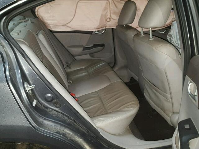 2HGFB2F94CH508723 - 2012 HONDA CIVIC EXL Szary zdjęcie 6