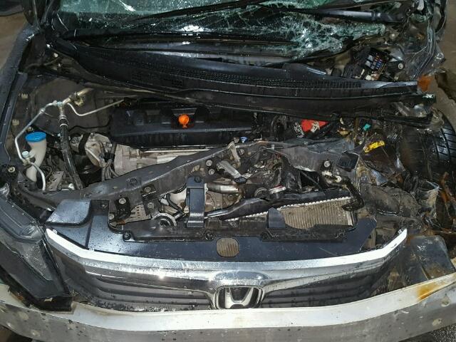 2HGFB2F94CH508723 - 2012 HONDA CIVIC EXL Szary zdjęcie 7