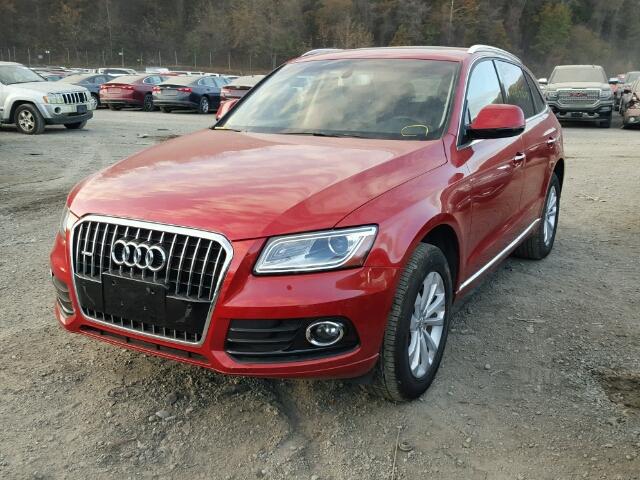 WA1LFAFP7FA096406 - 2015 AUDI Q5 PREMIUM RED photo 2