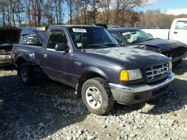 1FTYR10U02TA57592 - 2002 FORD RANGER BLUE photo 1