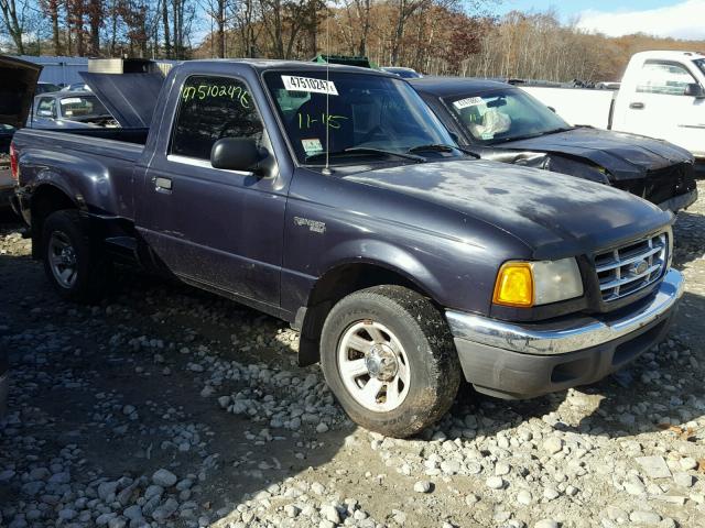 1FTYR10U02TA57592 - 2002 FORD RANGER BLUE photo 9