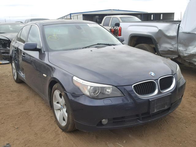 WBANF335X6CB86991 - 2006 BMW 525 XI BLUE photo 1
