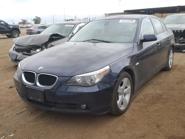 WBANF335X6CB86991 - 2006 BMW 525 XI BLUE photo 2