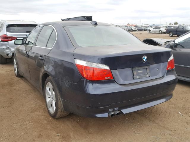 WBANF335X6CB86991 - 2006 BMW 525 XI BLUE photo 3