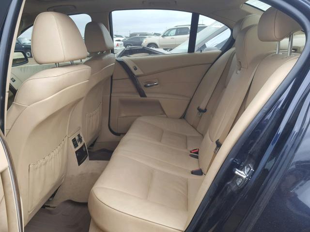 WBANF335X6CB86991 - 2006 BMW 525 XI BLUE photo 6