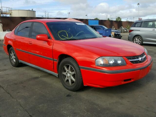 2G1WF55E4Y9281532 - 2000 CHEVROLET IMPALA RED photo 1